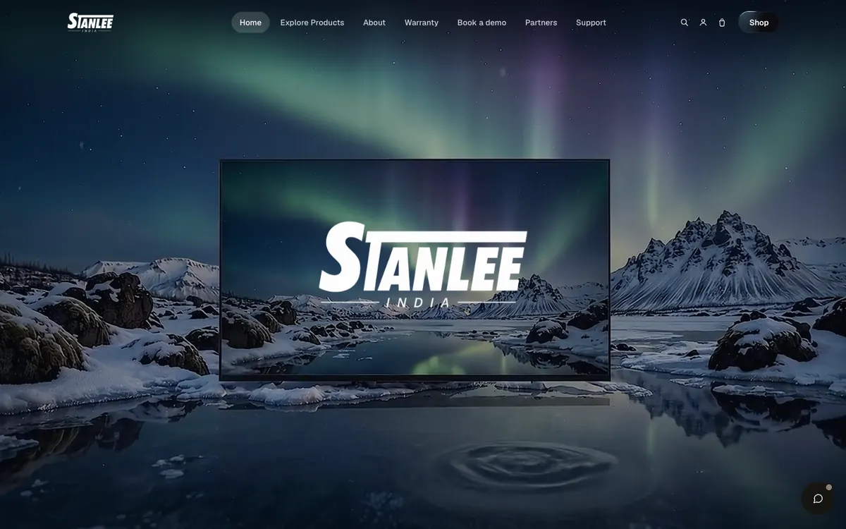 Stanlee TV — website built by Wevia