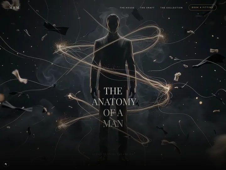 MWM — luxury menswear atelier site